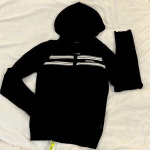 BCBG Max Azaria Hooded Sweater Preppy